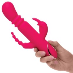 Jack Rabbit Signature Heated Silicone Triple Fantasy Rabbit